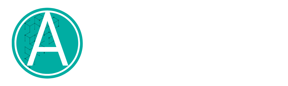 Atea digital logo blanco